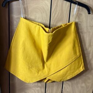 Women’s Yellow (mustard) Envelope Skort
